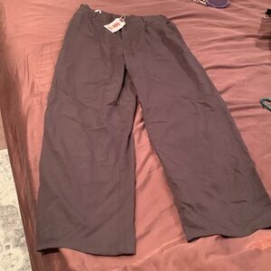 Casual Wide Leg Pants High Waisted Button down straight